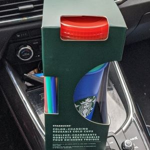Starbucks color changing cups